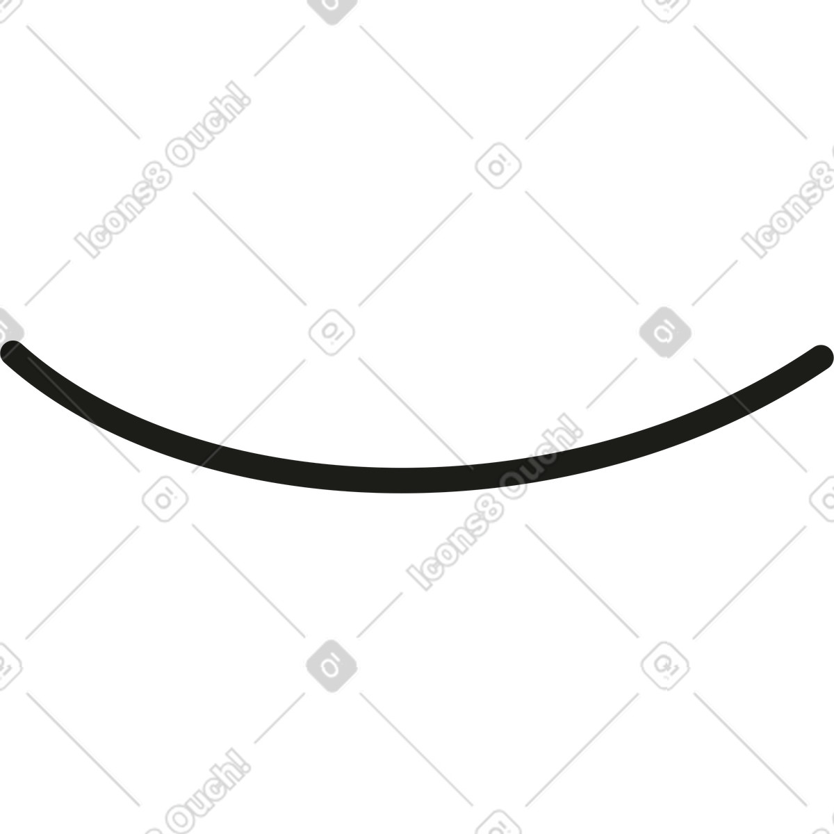 Rubber 스타일의 수평선 일러스트레이션 PNG, SVG 다운로드