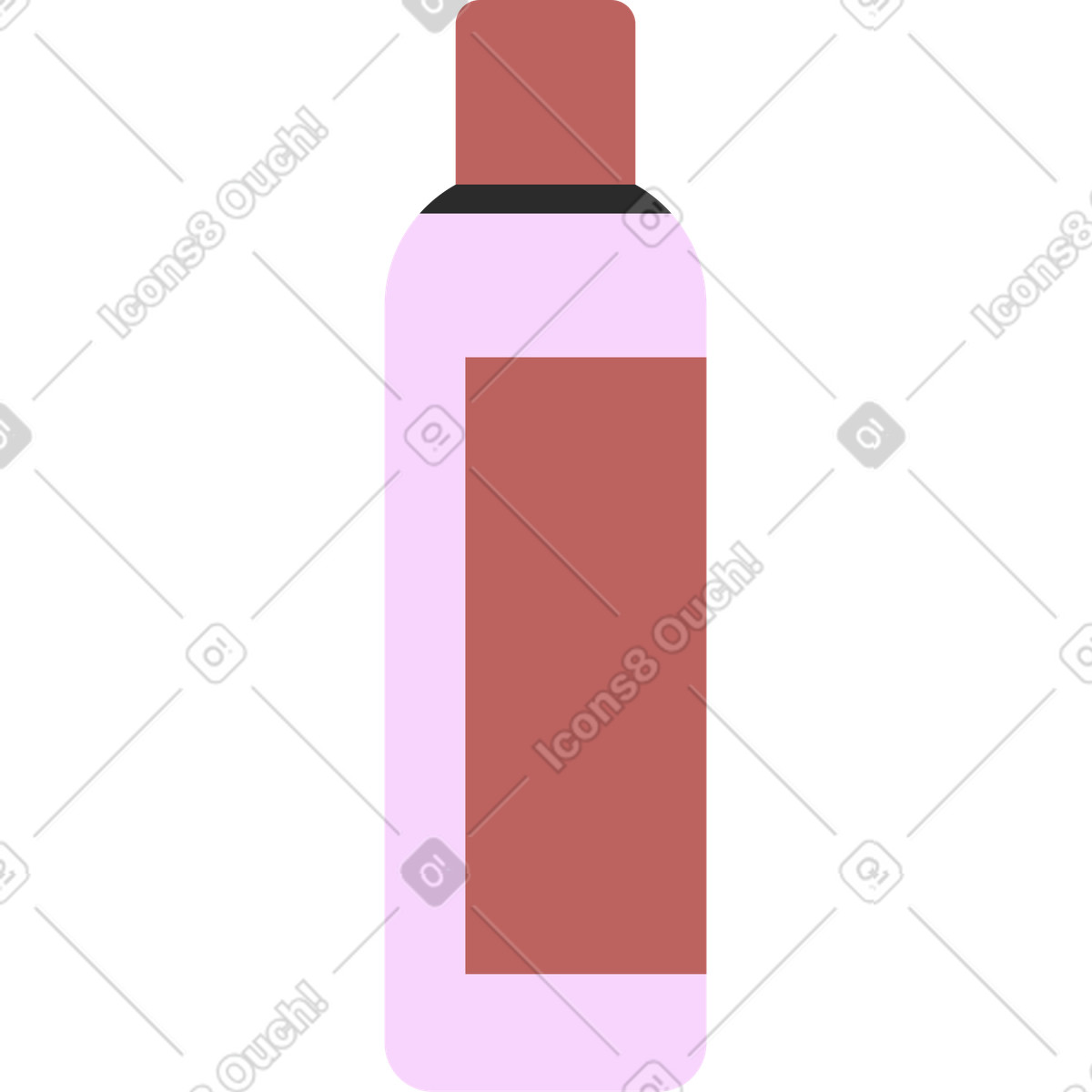 Illustration Bouteille dans le style Marginalia à télécharger aux formats PNG, SVG