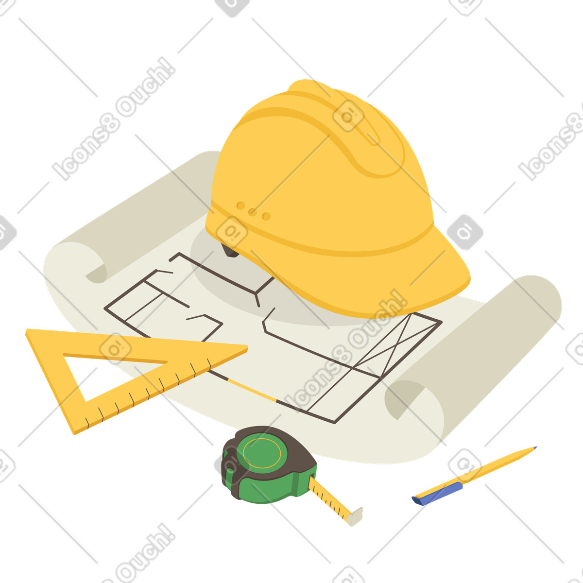 Progettazione della planimetria di un appartamento illustrazione in stile Social scarica in PNG, SVG