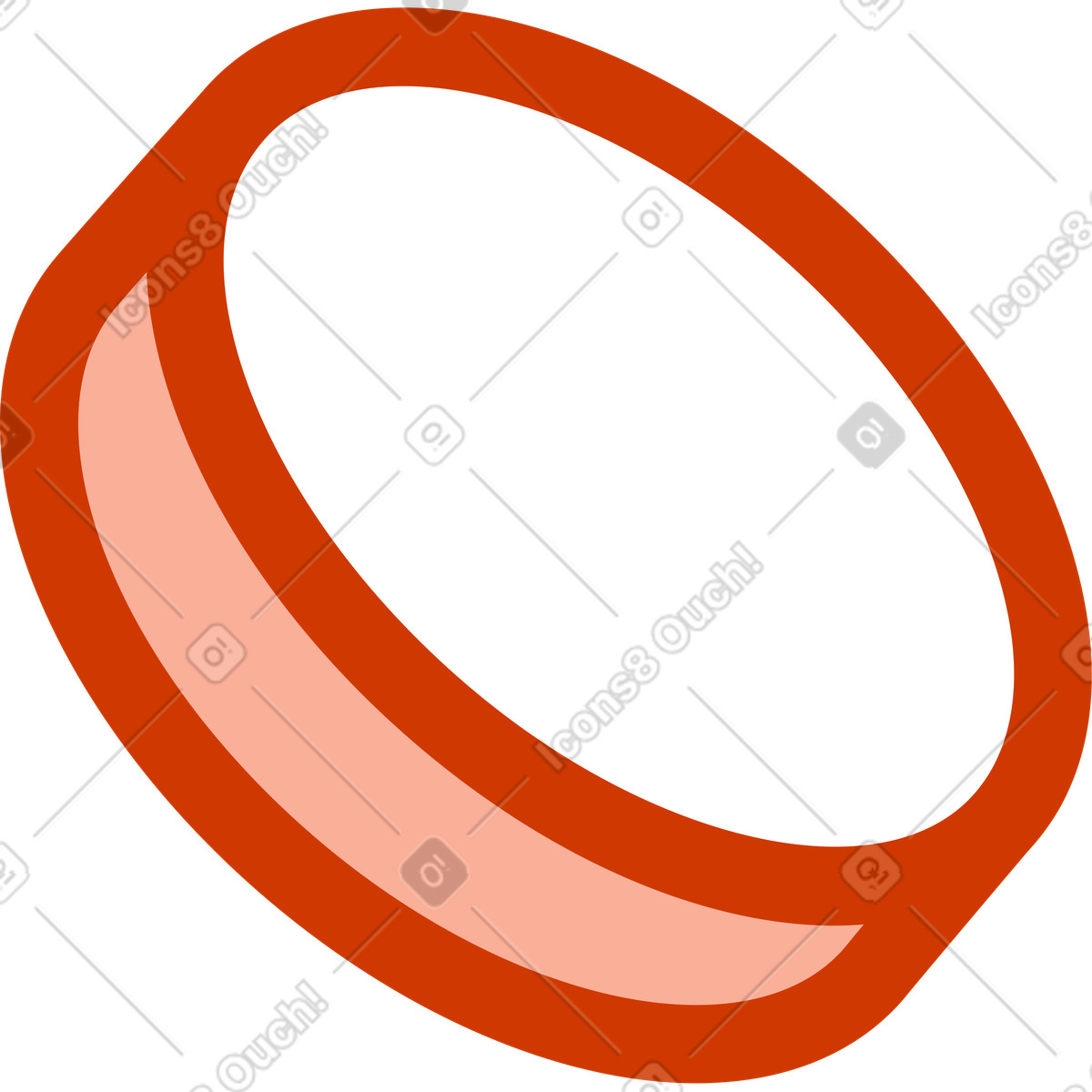 Coin illustration in Natty style download in PNG, SVG
