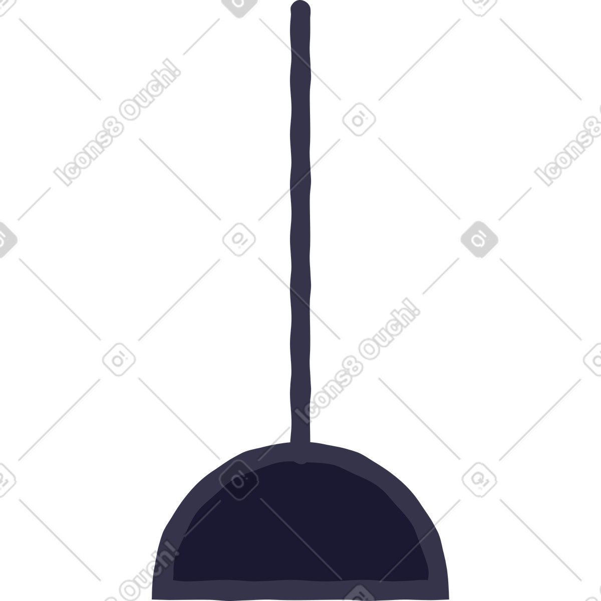 Illustration Lampe dans le style Stripy à télécharger aux formats PNG, SVG