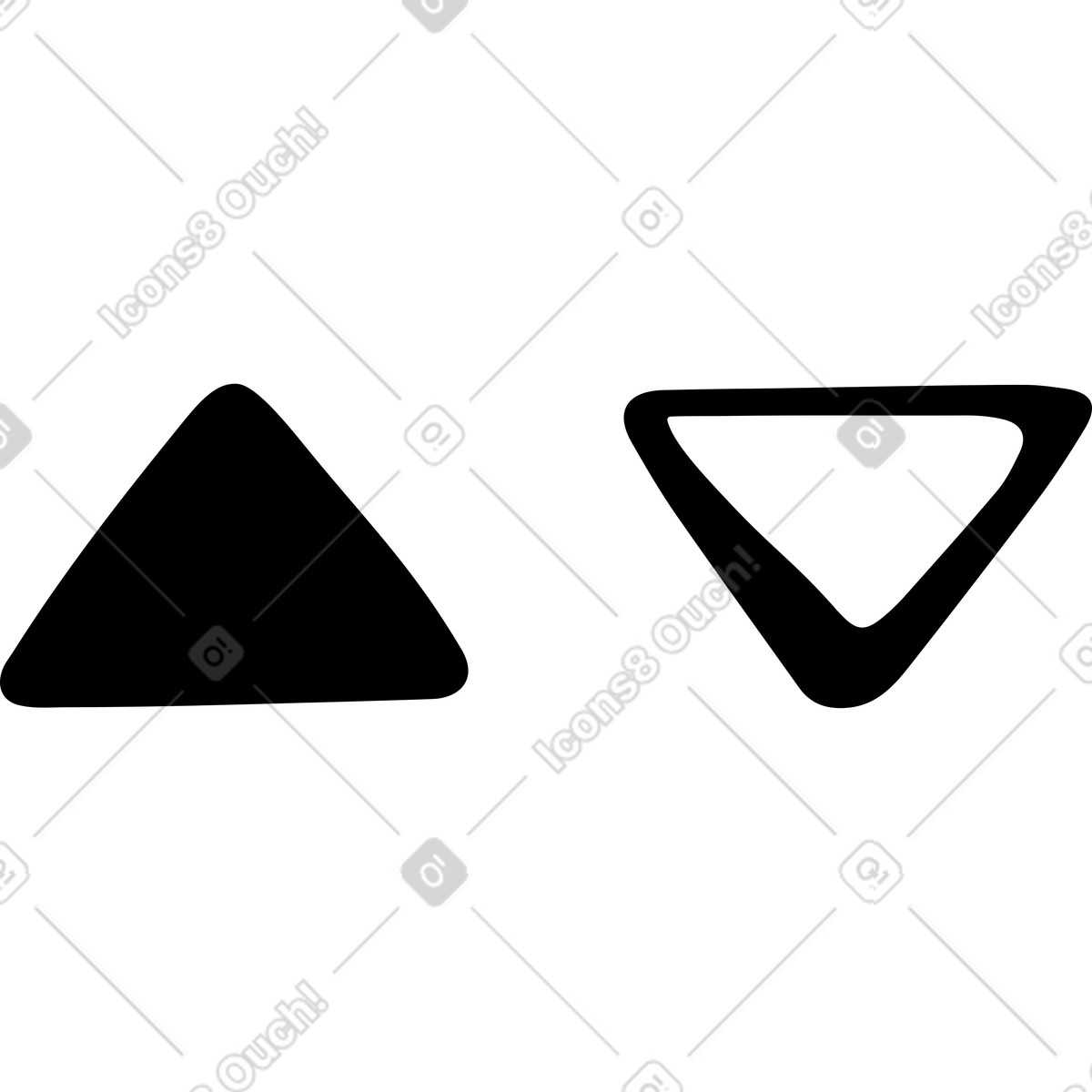 Ilustração de Indicador seta do elevador em no estilo Journal para baixar em PNG, SVG