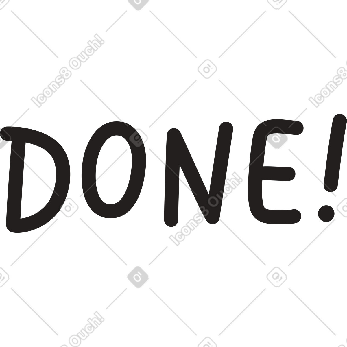 Testo fatto lettering illustrazione in stile Little scarica in PNG, SVG