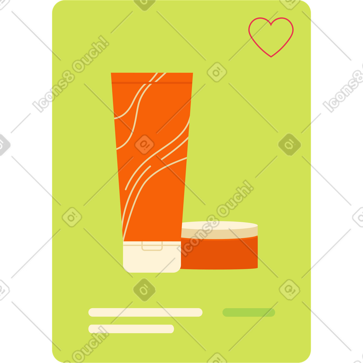 Illustration Fiche produit dans le style Catchy à télécharger aux formats PNG, SVG