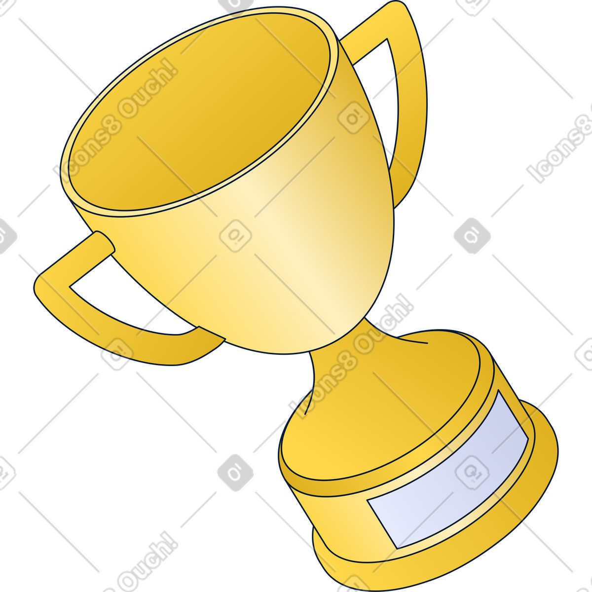Ilustração de Copa do vencedor em no estilo Neat para baixar em PNG, SVG