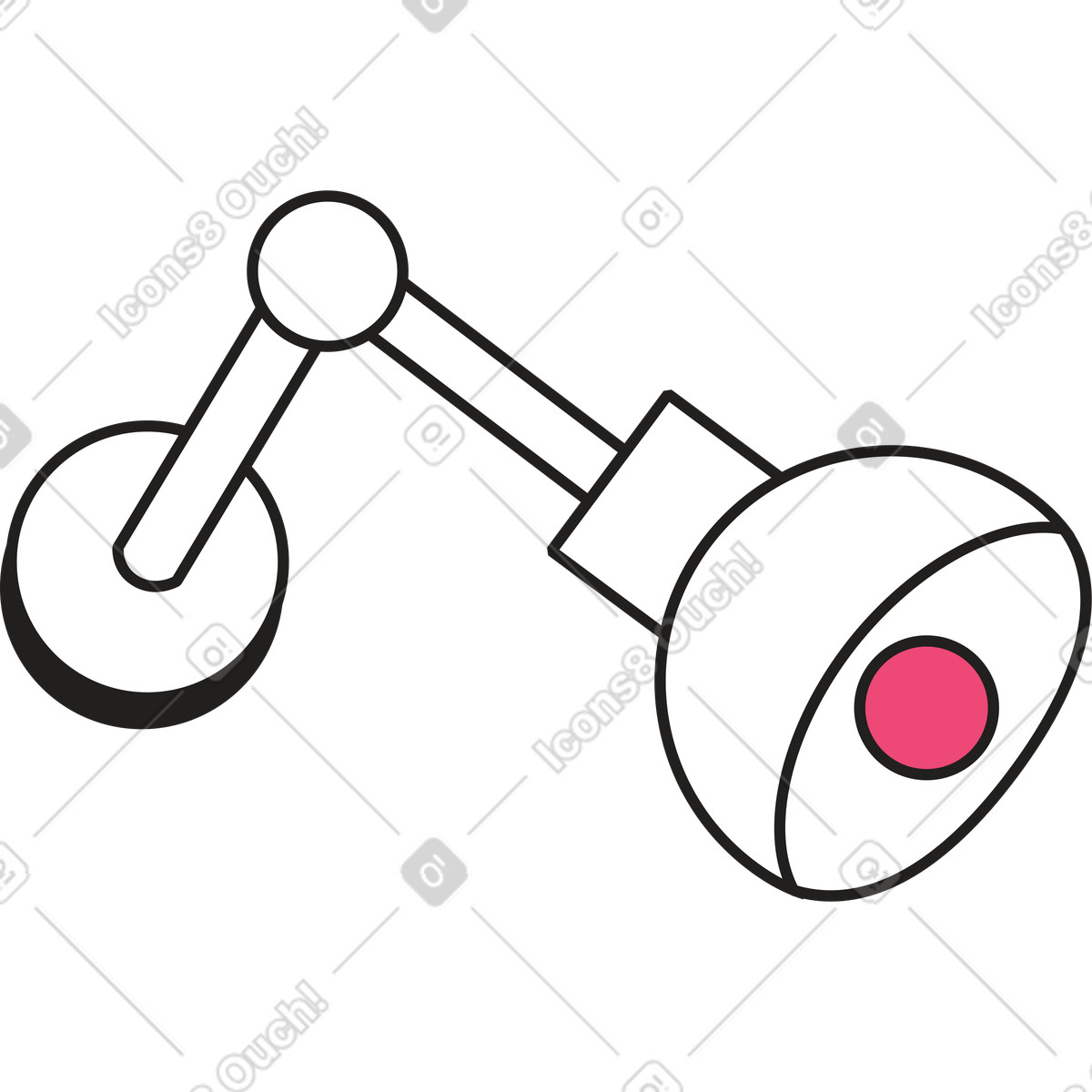 Ilustração de Arandela em no estilo Dazzle Line para baixar em PNG, SVG