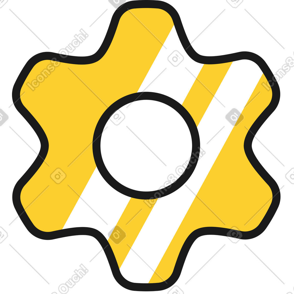 Ausrüstung-Illustration im Taxi-Stil als Download in PNG, SVG