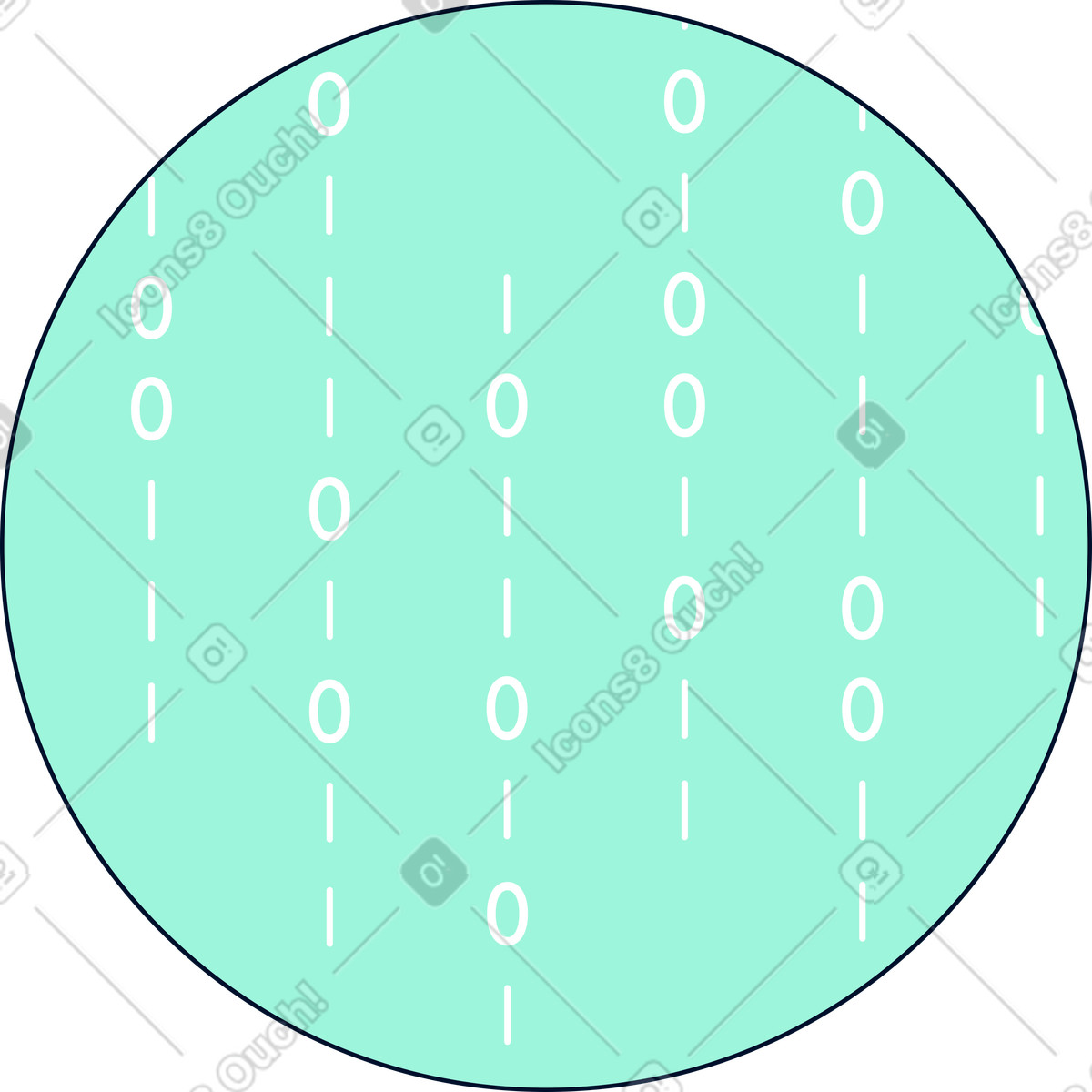 Teal スタイルの コード付きの背景 のイラストをPNG、SVG形式でダウンロード