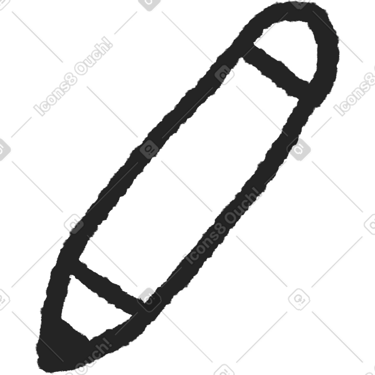 Ilustração de Lápis em no estilo Experimental para baixar em PNG, SVG