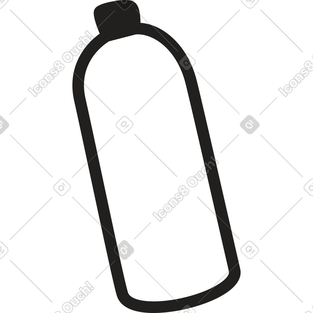 Ilustración Botella en estilo Little a descargar en PNG y SVG