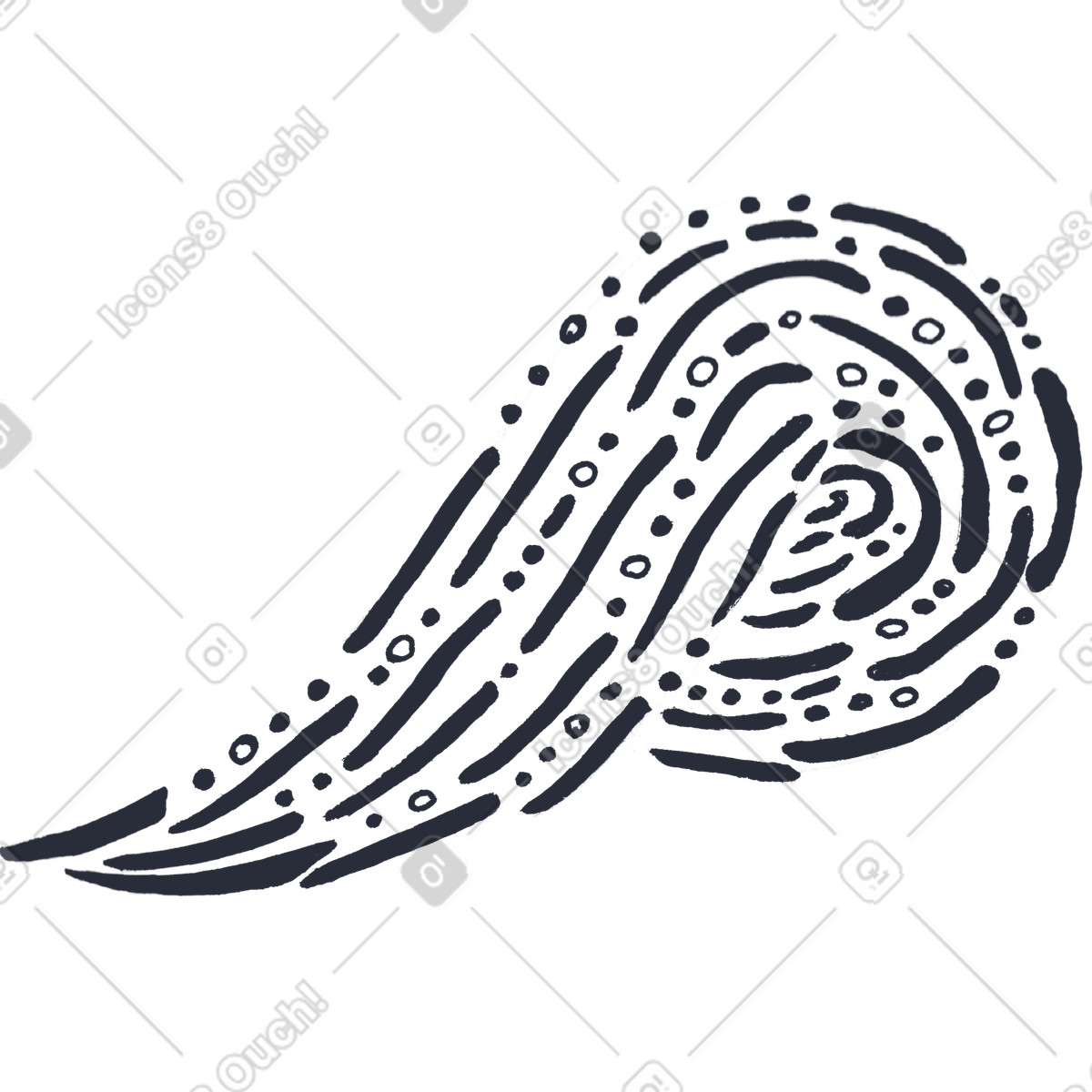 Spot illustration in Inky style download in PNG, SVG