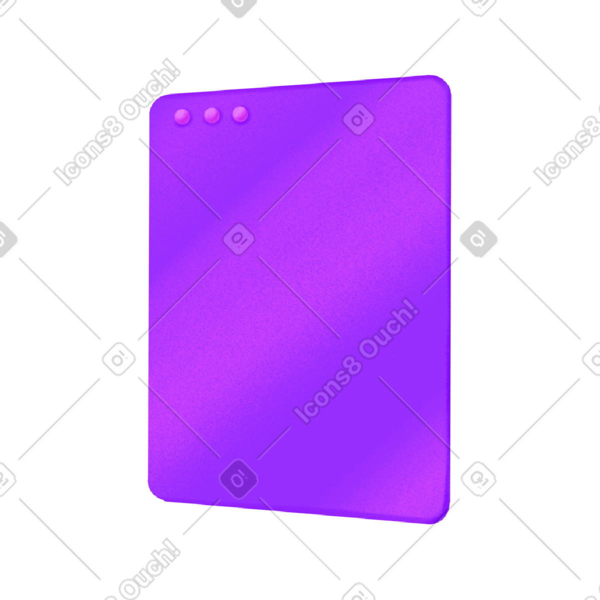 Purple browser window illustration in Smart style download in PNG, SVG