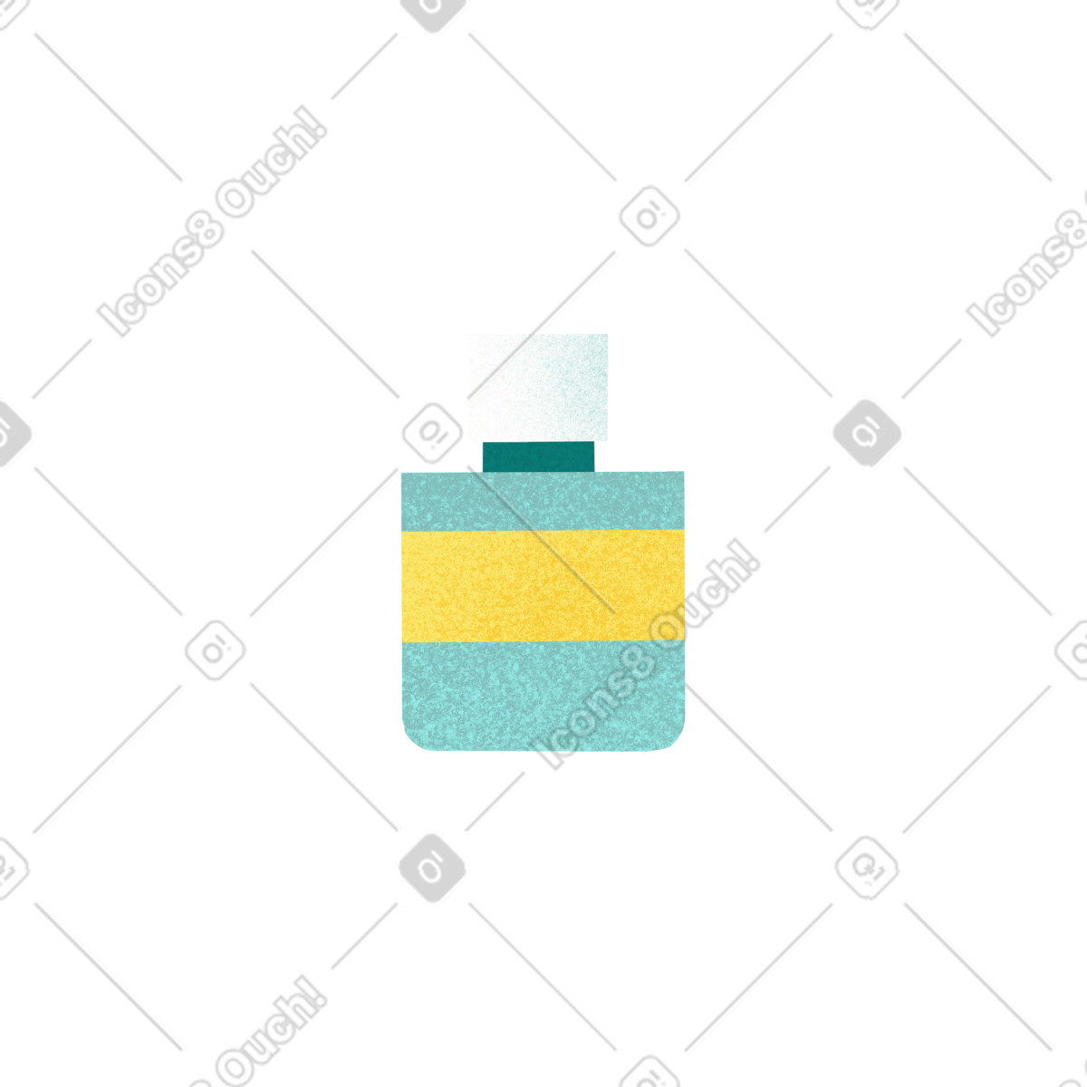 Ilustração de Pills in a blue jar em no estilo Willowy para baixar em PNG, SVG
