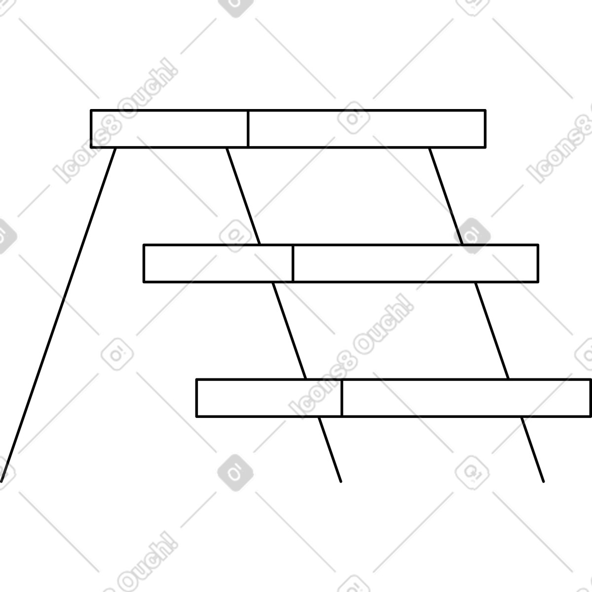下载 Bloom 风格的 小梯子 插画，支持 PNG、SVG 格式