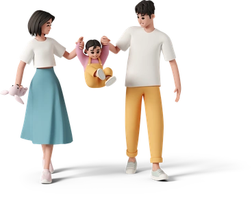 Illustrations vectorielles Famille