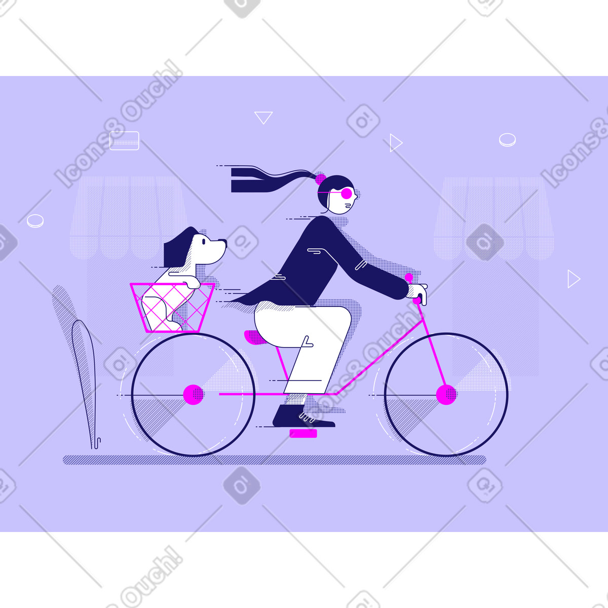 Illustration En voyageant dans le style Experimental à télécharger aux formats PNG, SVG