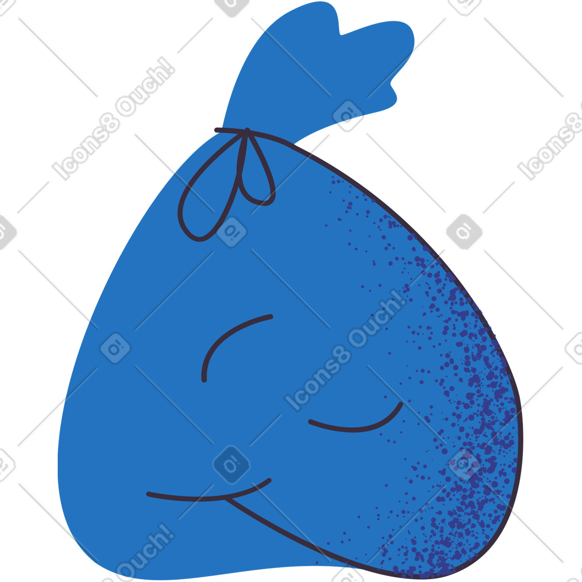 Ilustração de Saco em no estilo Pale para baixar em PNG, SVG