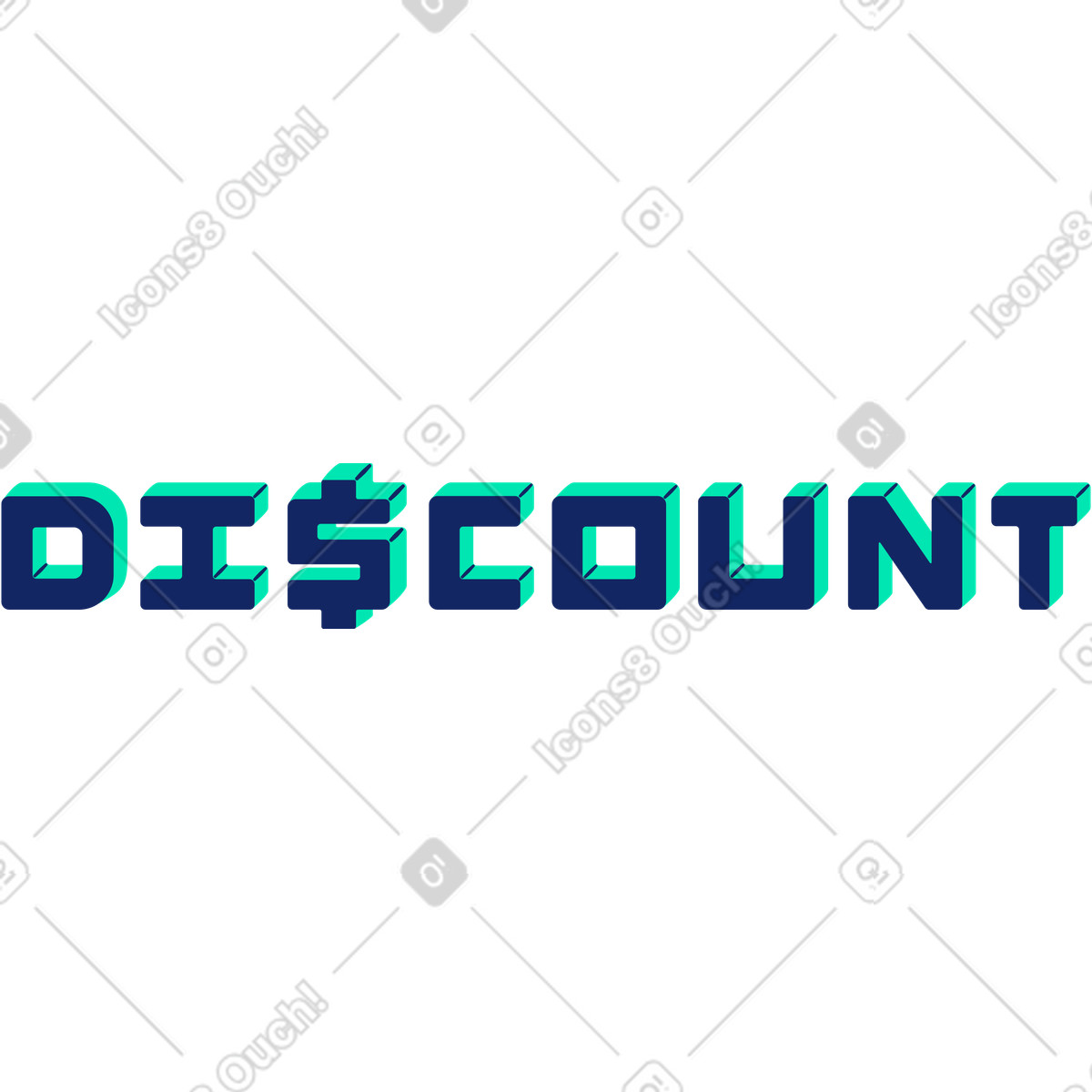 Rabatt-Illustration im Cyborg-Stil als Download in PNG, SVG