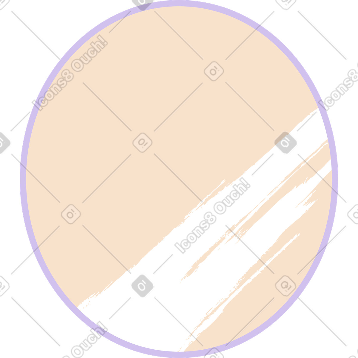 Иллюстрация Круглое зеркало в стиле Folks — скачать в форматах PNG, SVG