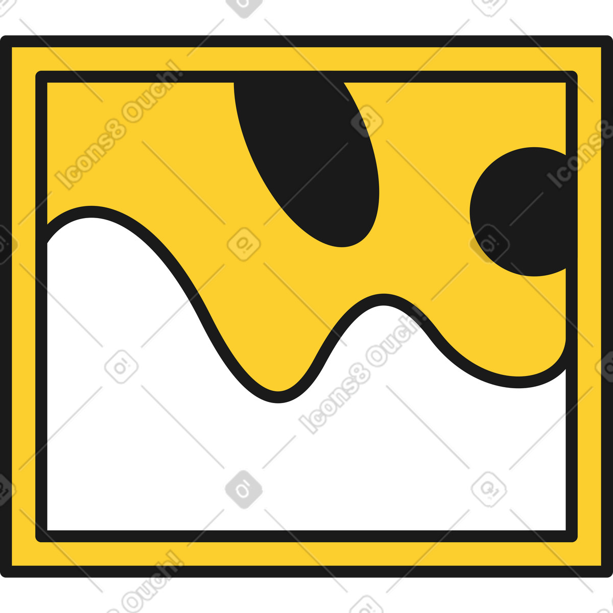 Ilustración Cuadro abstracto en estilo Taxi a descargar en PNG y SVG