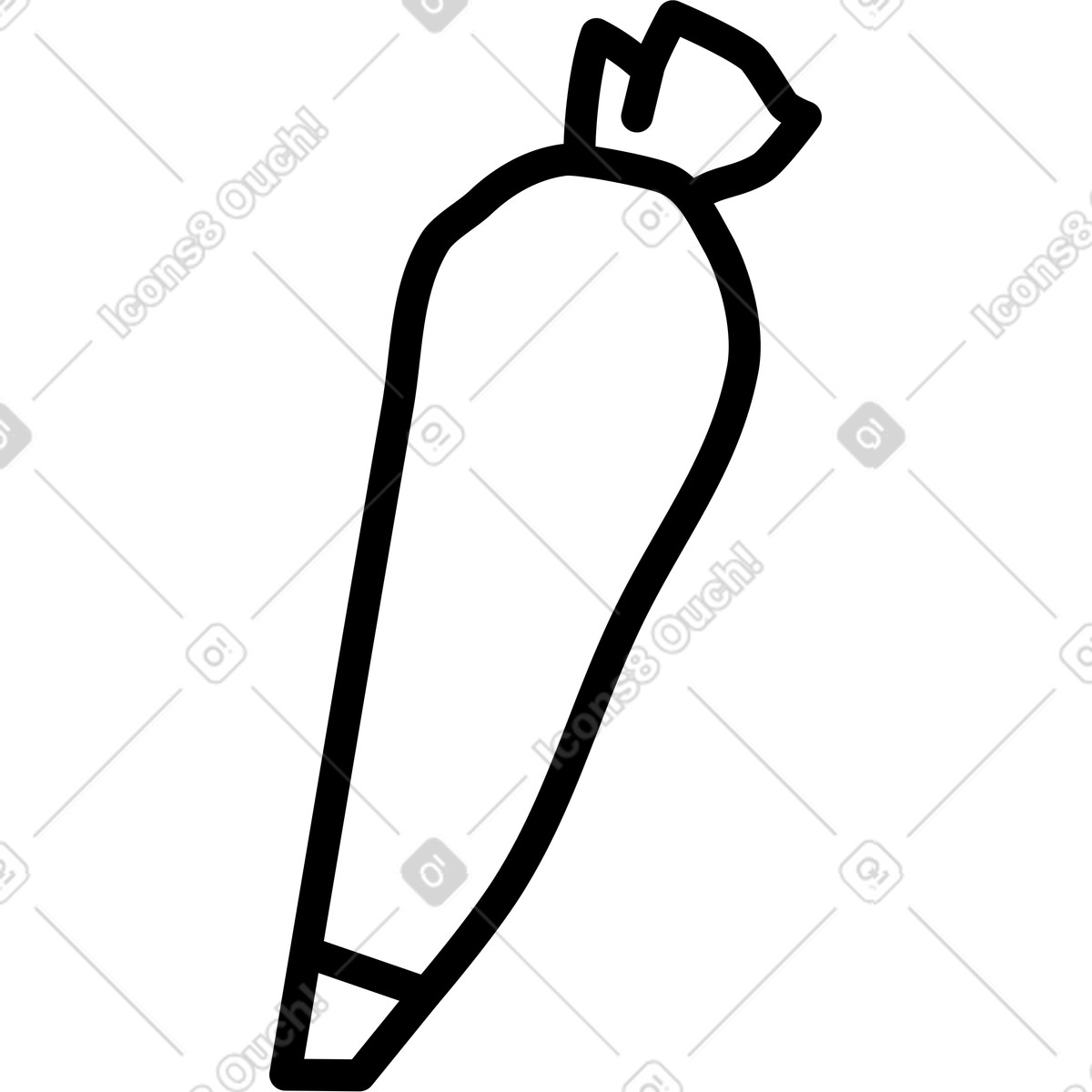 Illustration Sac à pâtisserie dans le style Notes télécharger aux formats PNG, SVG