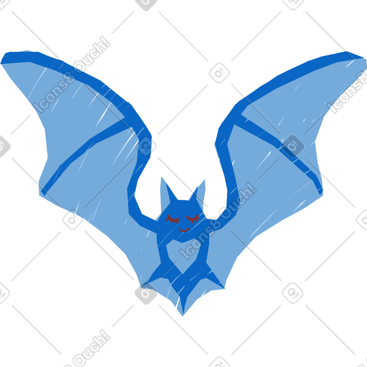 Ilustração de 1 em no estilo Sleepy para baixar em PNG, SVG