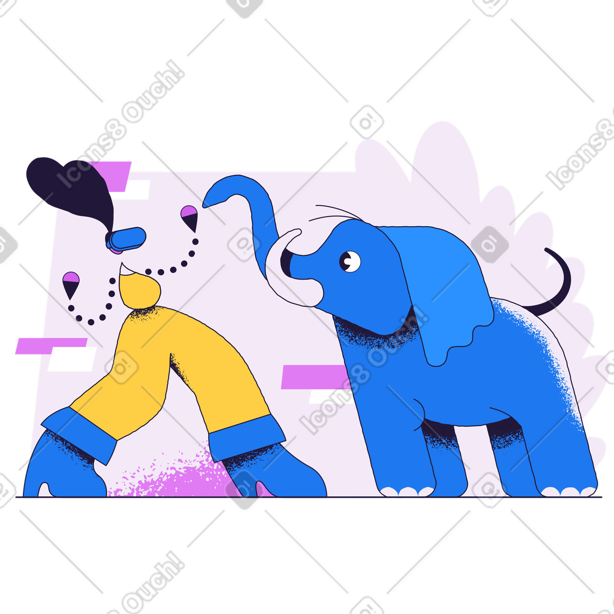 Virtual-reality-brille-Illustration im Conifer-Stil als Download in PNG, SVG