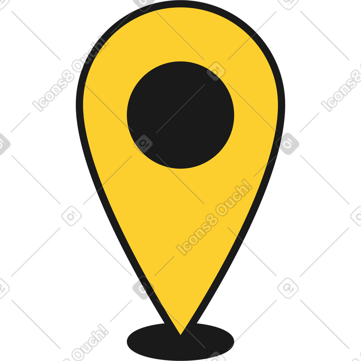 Ilustração de Marcador em no estilo Taxi para baixar em PNG, SVG