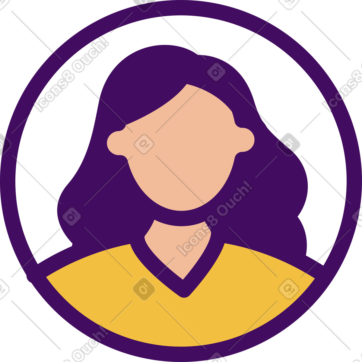 下载 Simplistic 风格的 用户图标 插画，支持 PNG、SVG 格式