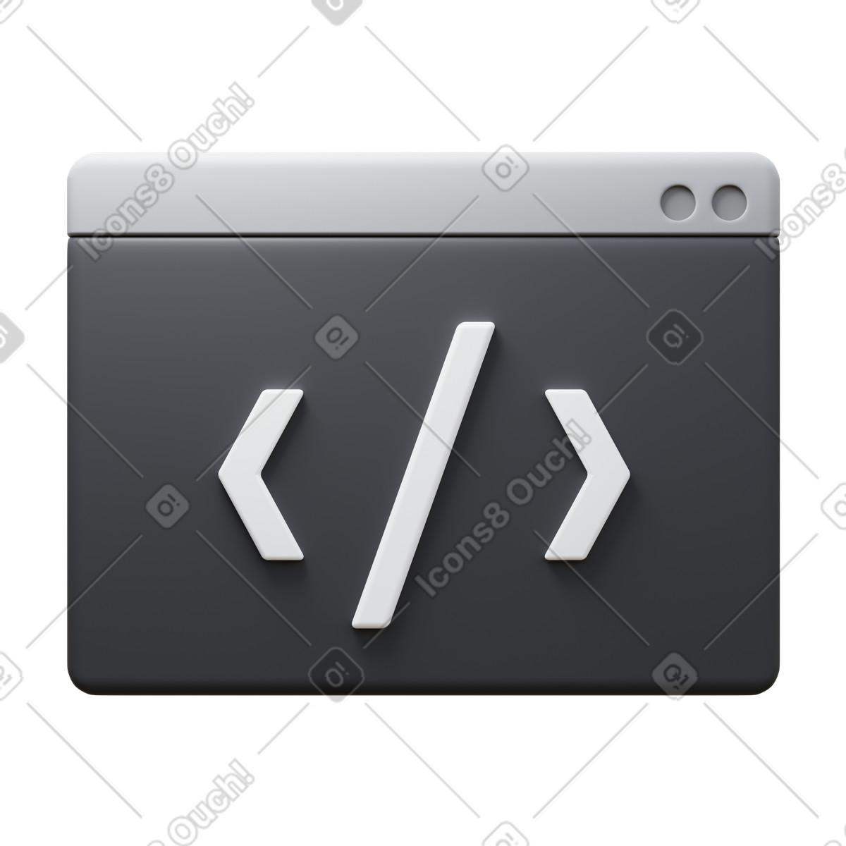 Code illustration in PNG, SVG
