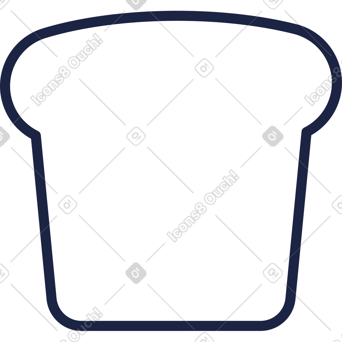 Pane illustrazione in stile Urban Line scarica in PNG, SVG