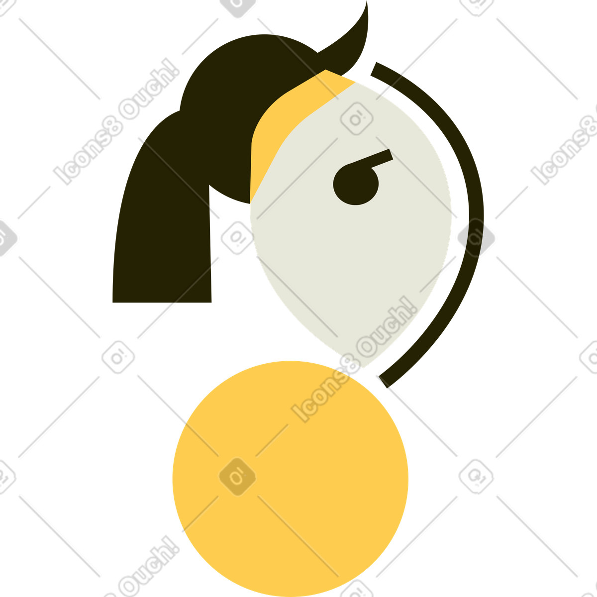 下载 Spot 风格的 女人边 插画，支持 PNG、SVG 格式