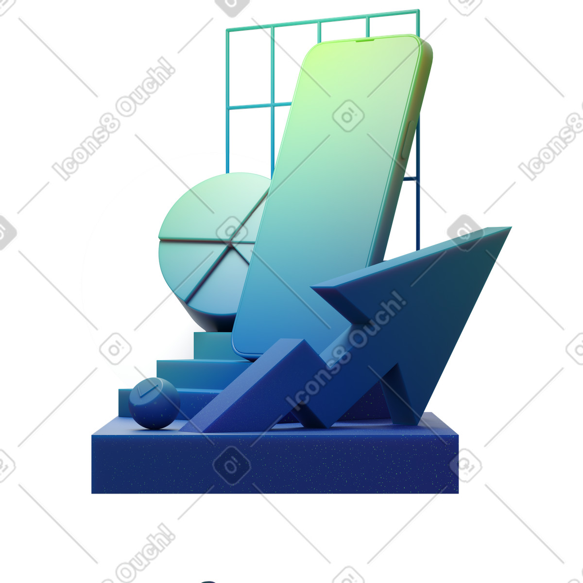Experimental 스타일의 Financial statistics 일러스트레이션 PNG, SVG 다운로드
