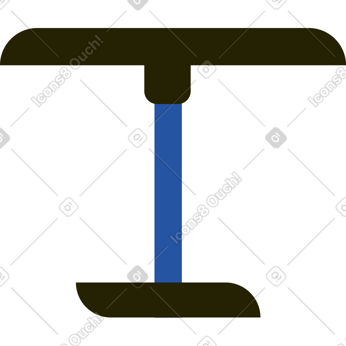 Tavolo illustrazione in stile Spot scarica in PNG, SVG