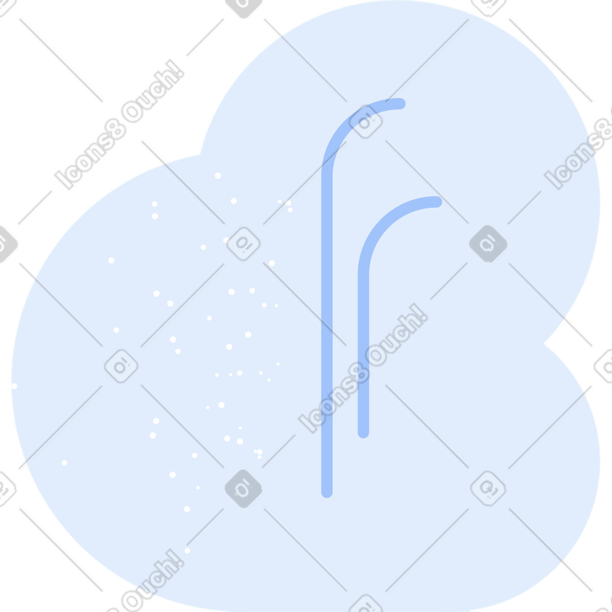 Ilustración Arbusto en estilo Clip a descargar en PNG y SVG