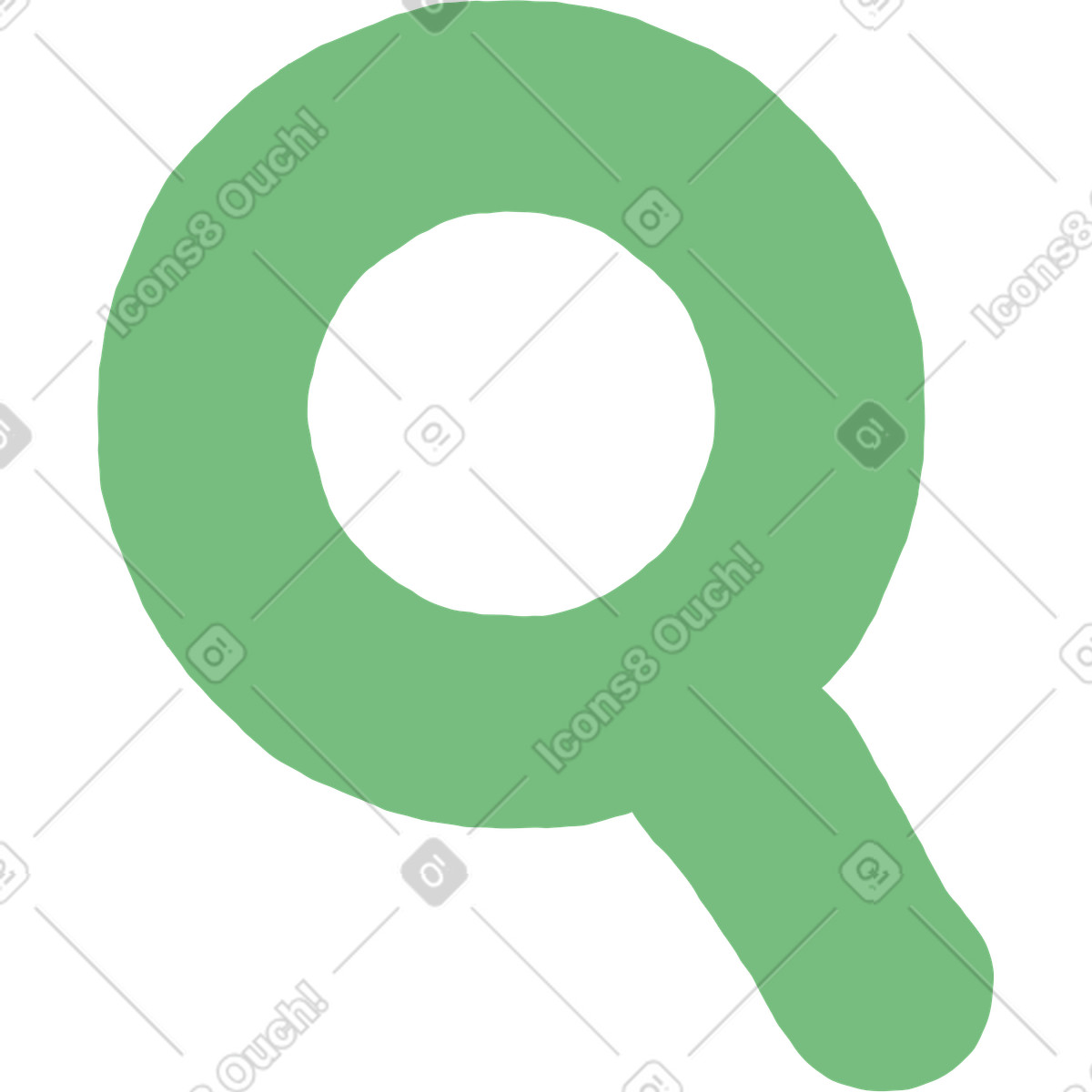 Ilustração de Ampliar em no estilo Stripy para baixar em PNG, SVG