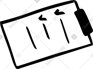 Zwischenablage mit checkliste PNG, SVG