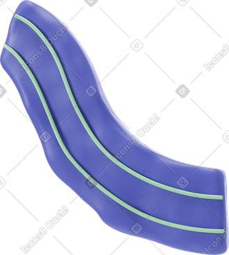 녹색 줄무늬가 있는 파란색 천으로 된 팔 PNG, SVG