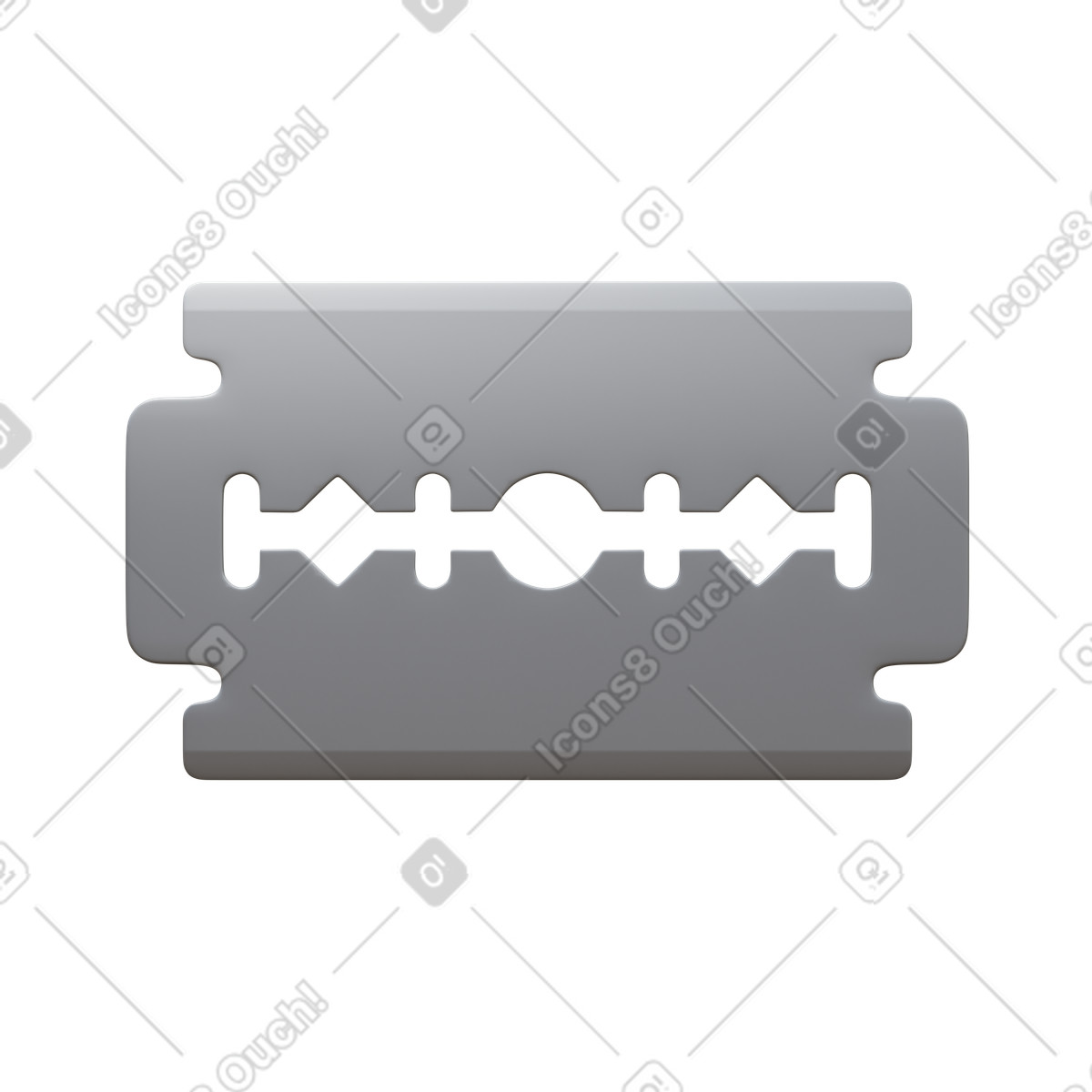 Ilustración Blade en estilo 3D Fluency a descargar en PNG y SVG
