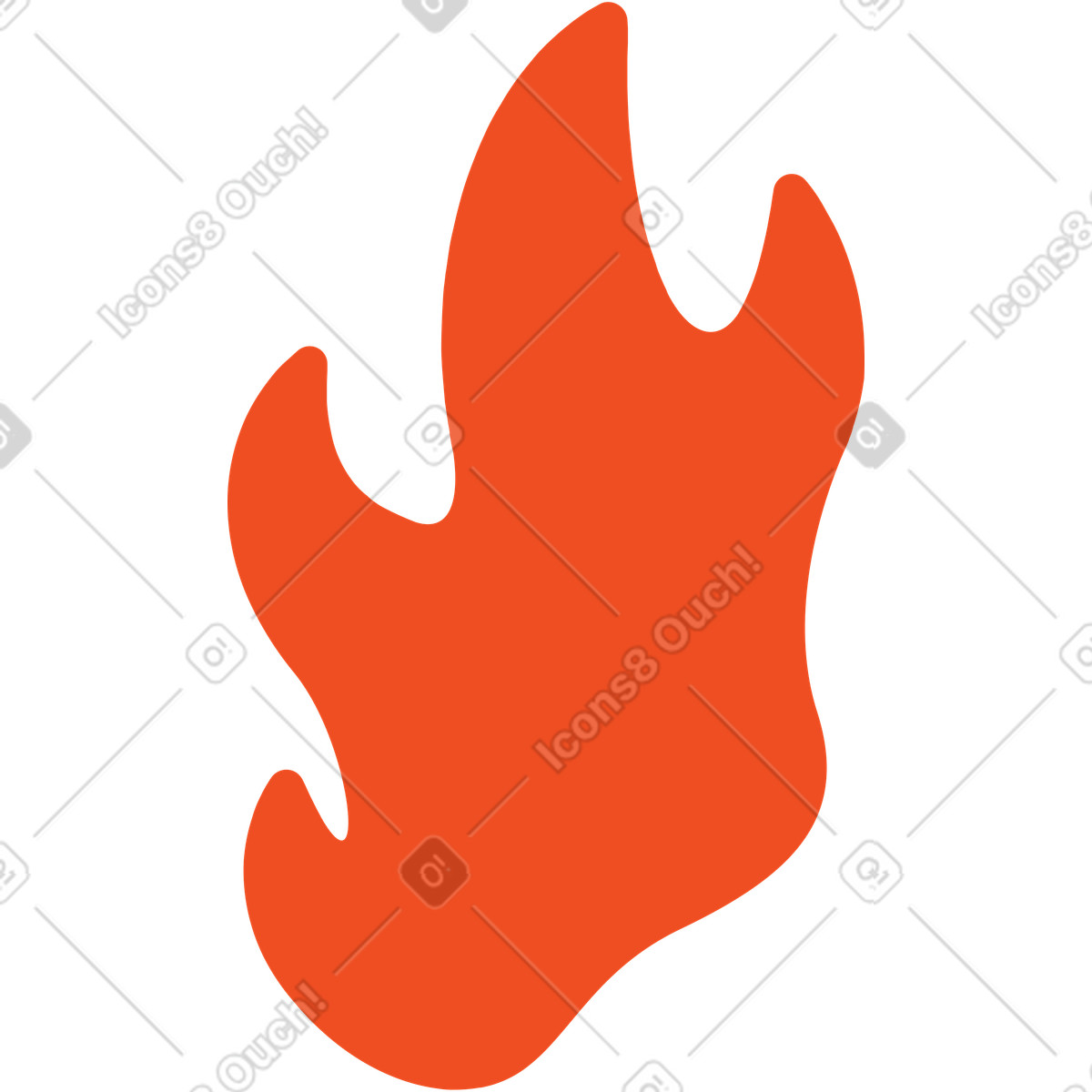 Ilustración Fuego en estilo Flame a descargar en PNG y SVG