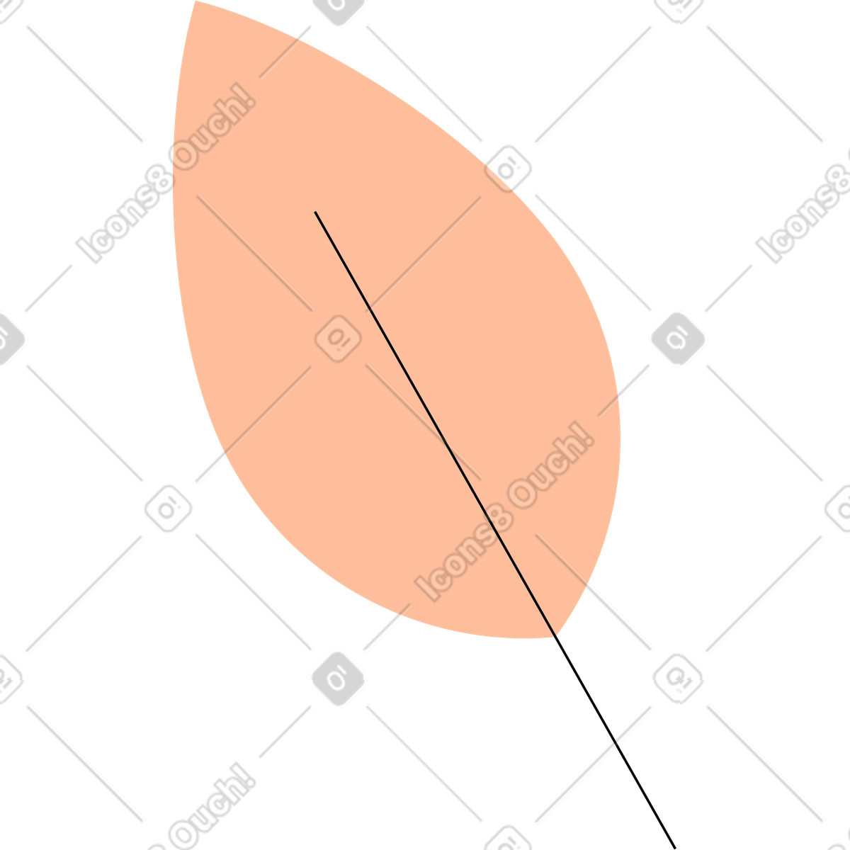 Ilustração de Folha em no estilo Tiny para baixar em PNG, SVG