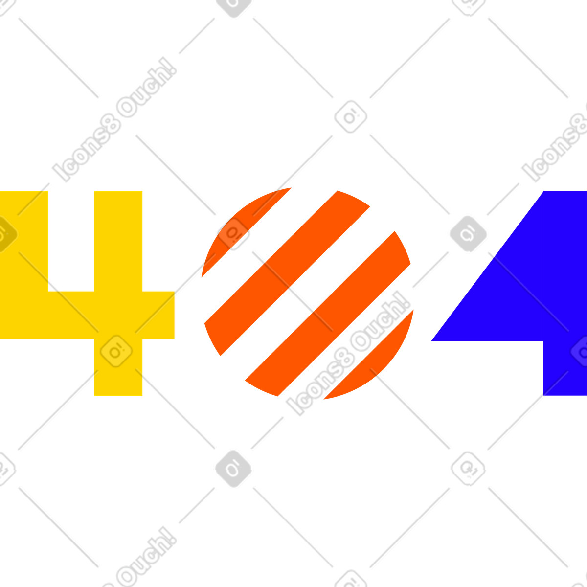 Framework スタイルの エラー 404 ページが見つかりません のイラストをPNG、SVG形式でダウンロード