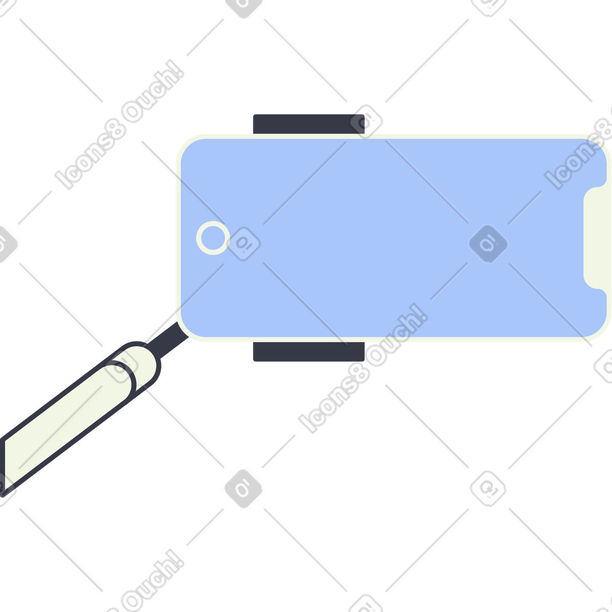 Ilustração de Vara selfie em no estilo Abstract para baixar em PNG, SVG