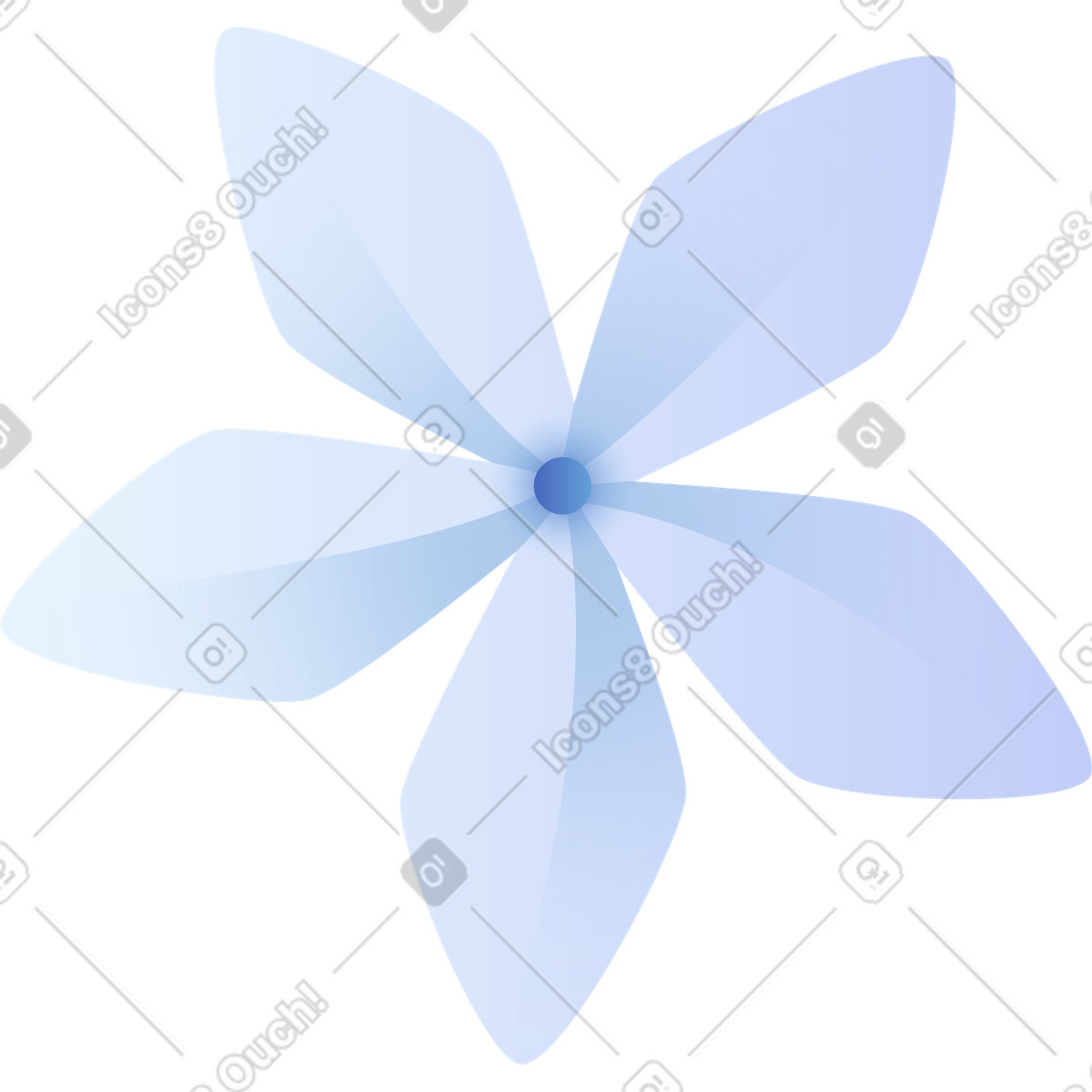 下载 Blossom 风格的 白茉莉花 插画，支持 PNG、SVG 格式
