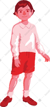 Boy standing PNG, SVG