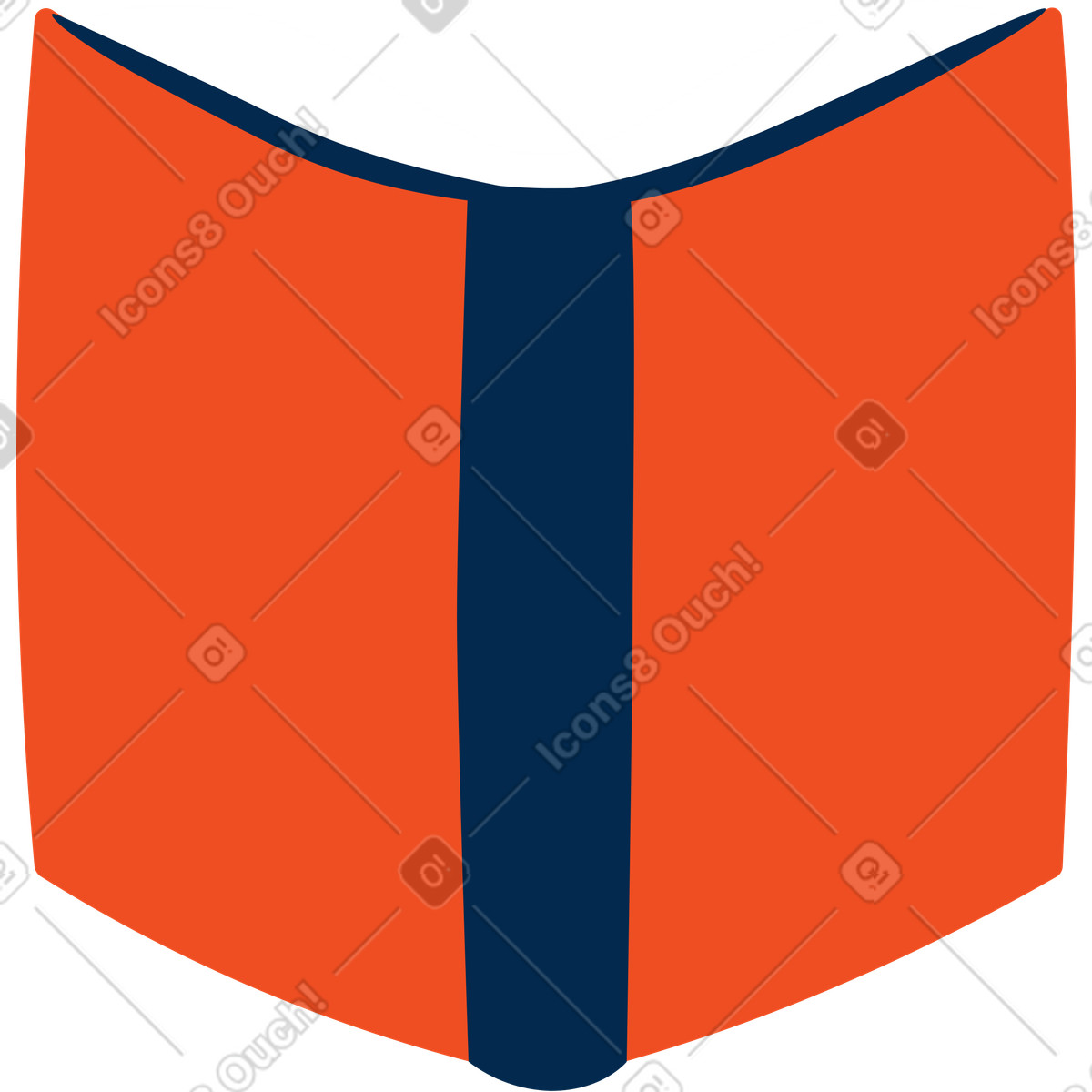 Book illustration in Flame style download in PNG, SVG