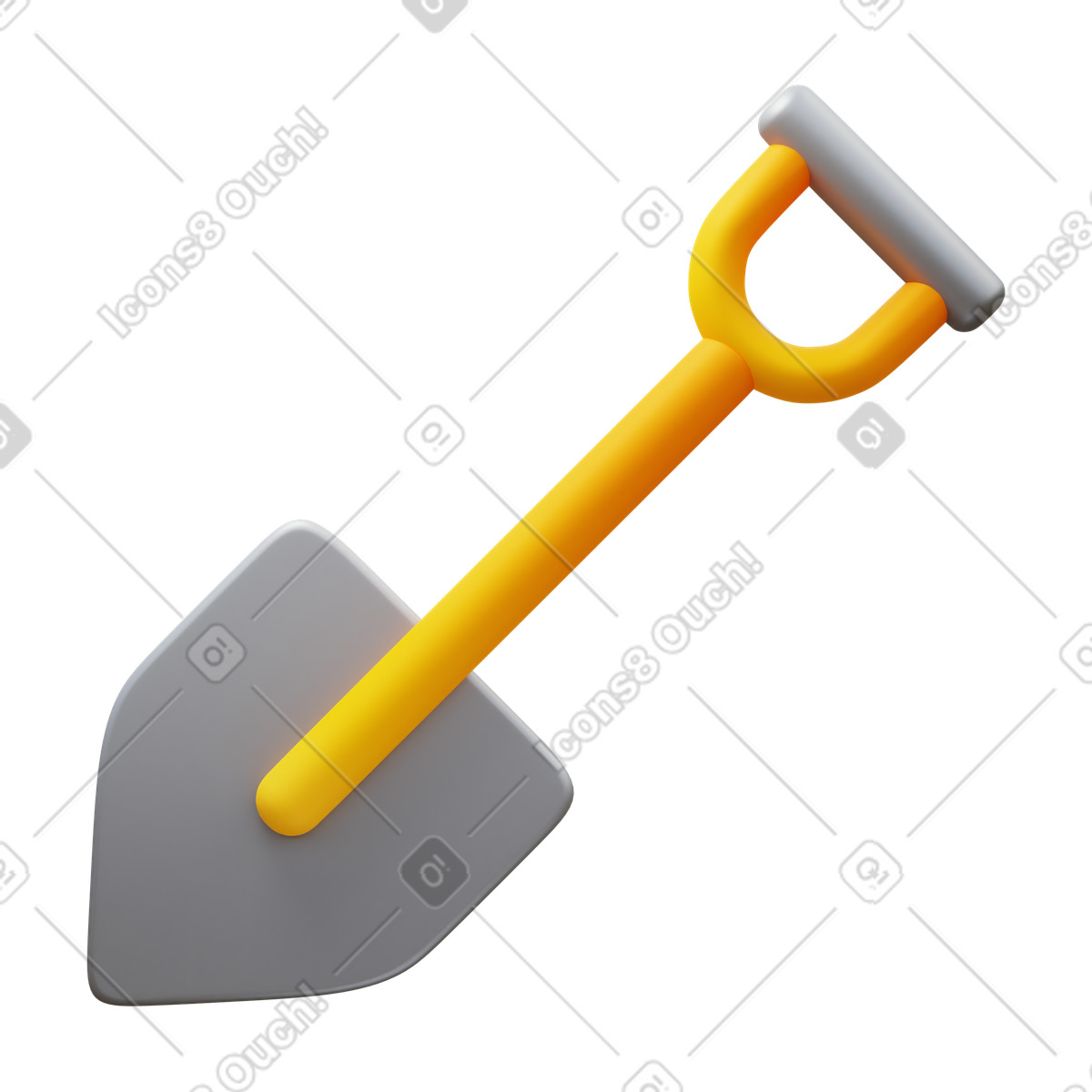 Ilustración Spade en estilo 3D Fluency a descargar en PNG y SVG
