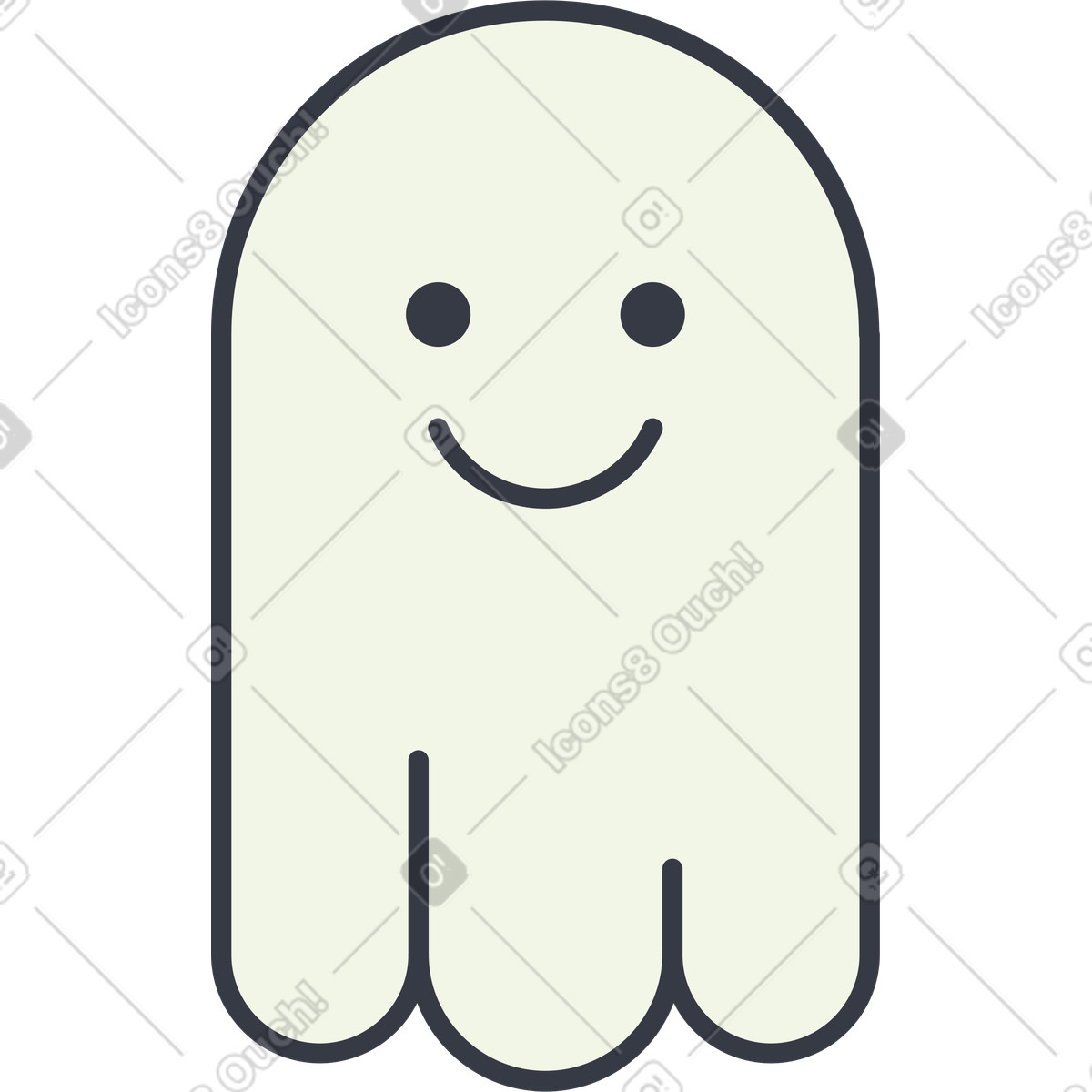下载 Abstract 风格的 鬼 插画，支持 PNG、SVG 格式