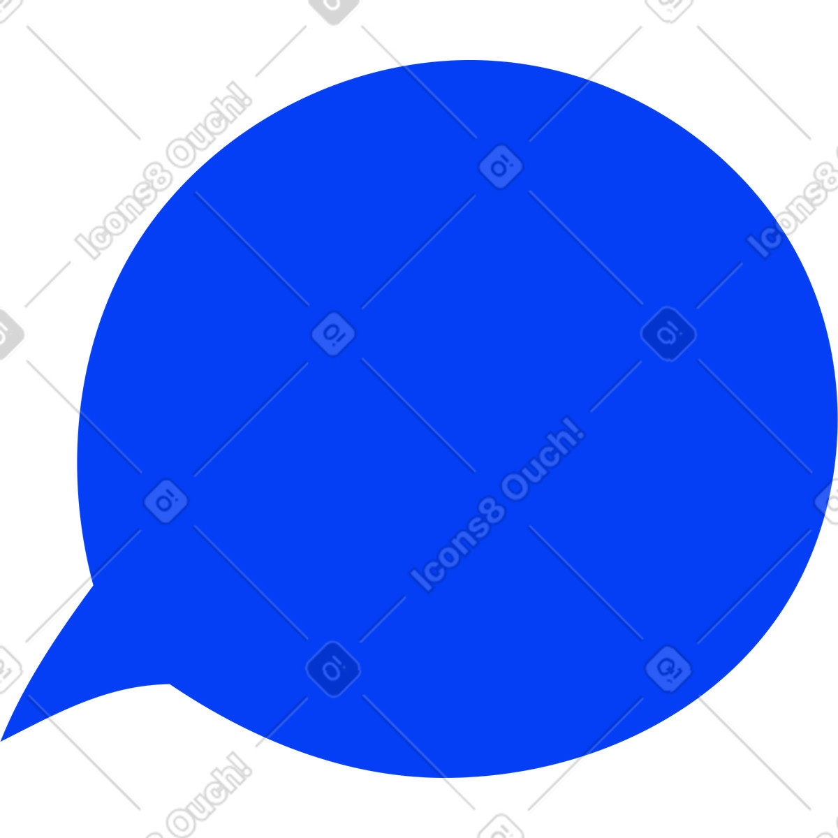 Ilustração de Balão fala em no estilo Buddy para baixar em PNG, SVG