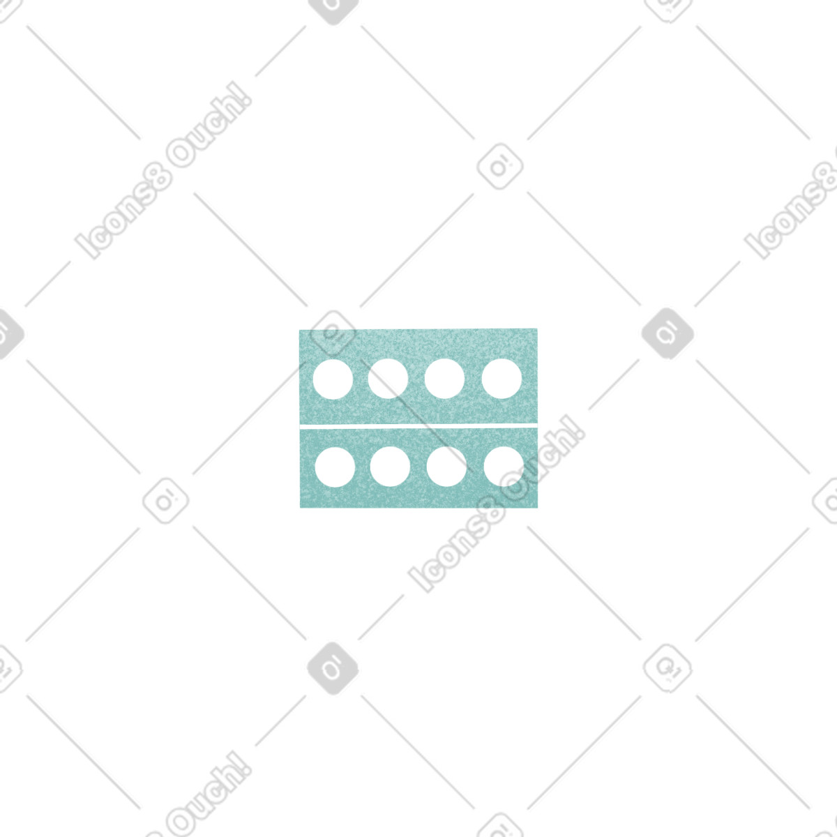 下载 Willowy 风格的 Pills in blue packaging 插画，支持 PNG、SVG 格式